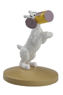 Tintin Resina Milu Con Lata - Escala 12 Cm