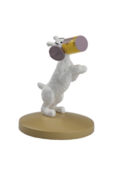 Tintin Resina Milu Con Lata - Escala 12 Cm