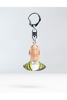 Tintin Busto Nestor Llavero 4 Cm