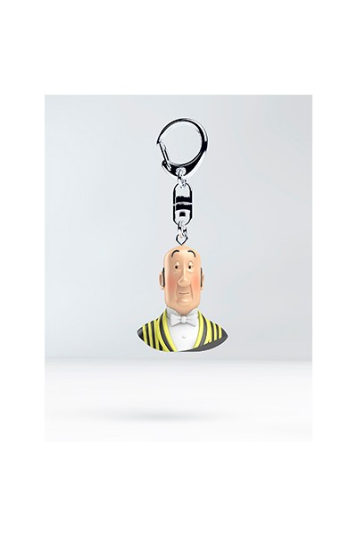 Tintin Busto Nestor Llavero 4 Cm