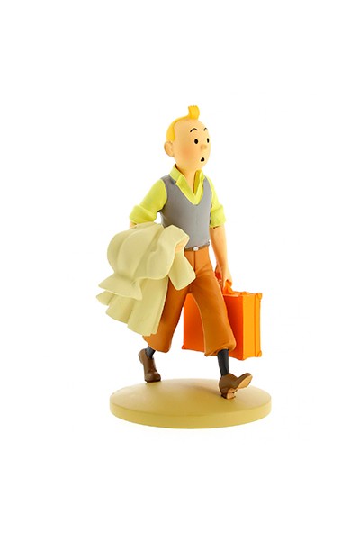 Tintin Resina Maleta - Escala 12 Cm