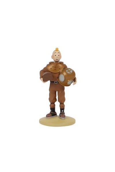 Tintin Resina Traje De Buzo - Escala 12Cm