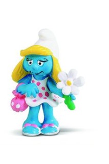 Pitufina Flor Y Bolsa