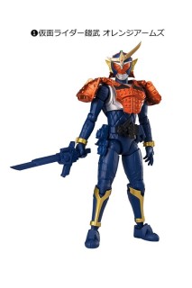 Kamen Rider Shodo 01 + 07 Kamen Rider Gaim Orange Arms + Expansion Parts