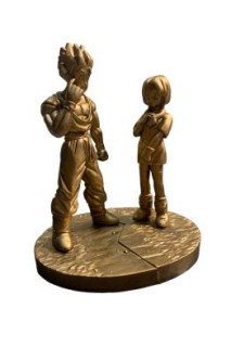 Dragon Ball Gashapon Capsule Neo Vol.4 Saga Buu Gohan & Videl (Gold)