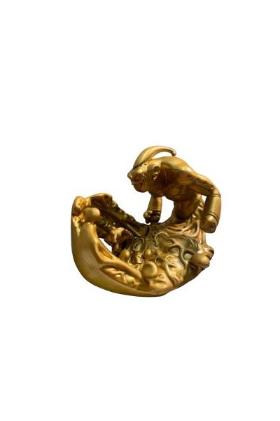 Dragon Ball Gashapon Capsule Neo Vol.14 Saga Buu Vegeta & Goku Vs Buu (Gold)