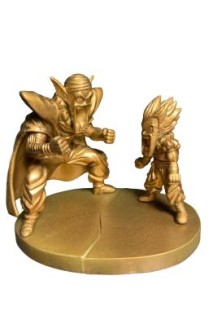 Dragon Ball Gashapon Capsule Neo Vol.4 Saga Buu Piccolo & Gotenks (Gold)