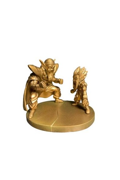 Dragon Ball Gashapon Capsule Neo Vol.4 Saga Buu Piccolo & Gotenks (Gold)
