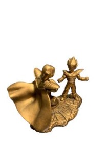 Dragon Ball Gashapon Capsule Neo Vol.2 Saga Freezer Vegeta Vs Zarbon (Gold)