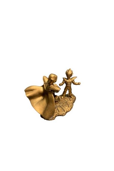 Dragon Ball Gashapon Capsule Neo Vol.2 Saga Freezer Vegeta Vs Zarbon (Gold)