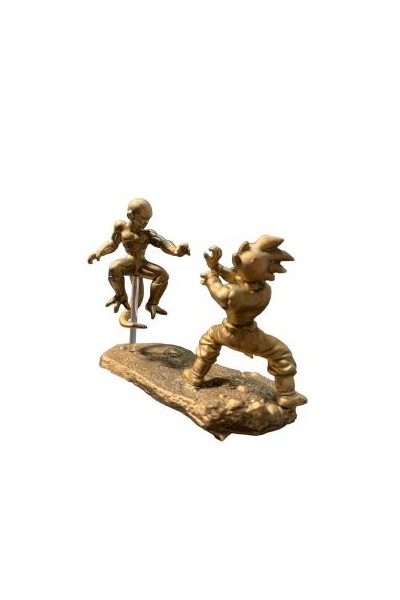 Dragon Ball Gashapon Capsule Neo Vol.2 Saga Freeezer Goku Vs Freezer (Gold)
