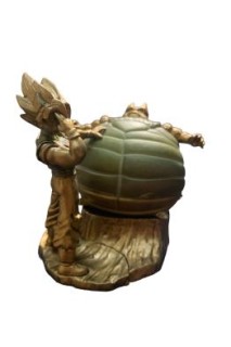 Dragon Ball Gashapon Capsule Neo Vol.3 Saga Cell Goku & Cell (Gold)