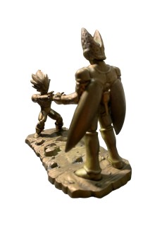 Dragon Ball Gashapon Capsule Neo Vol.3 Saga Cell Vegeta Vs Cell (Gold)