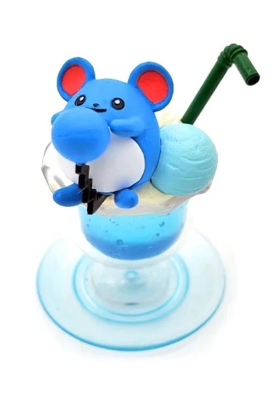 Pokemon Gashapon Yummy! Sweets Mascot 03 Marill