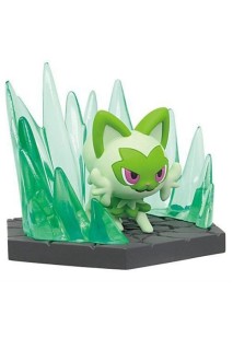 Pokemon Gashapon Diorama Collect Paldea Region Sprigatito