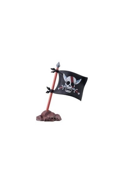 One Piece Wcf "C" Red Hair Pirates Pirate Flag