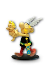 Figura Resina Asterix - Asterix Con Niño