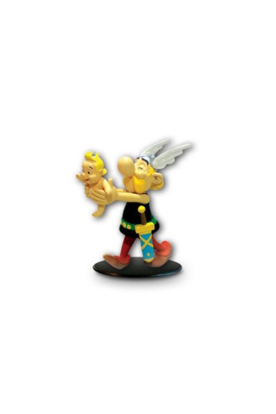 Figura Resina Asterix - Asterix Con Niño