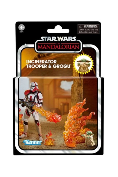 STAR WARS VINTAGE COLLECTION INCINERATOR TROOPER & GROGU