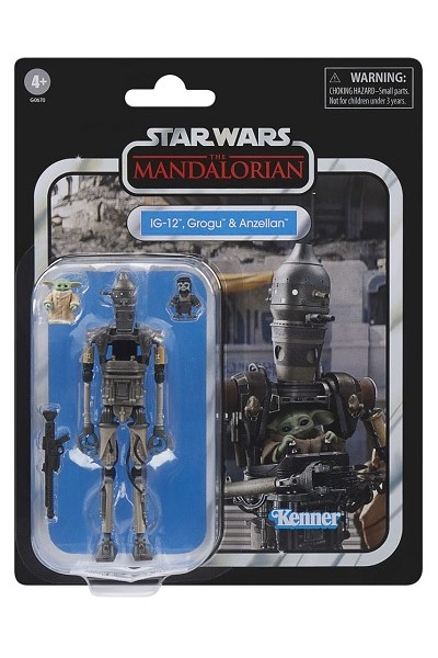 Star Wars Vintage Collection Ig-12, Grogu & Anzellan