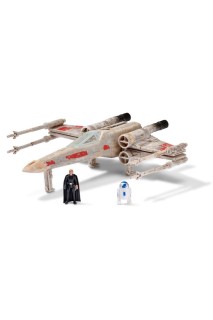 Star Wars Nave X-Wing Batalla Y Figura