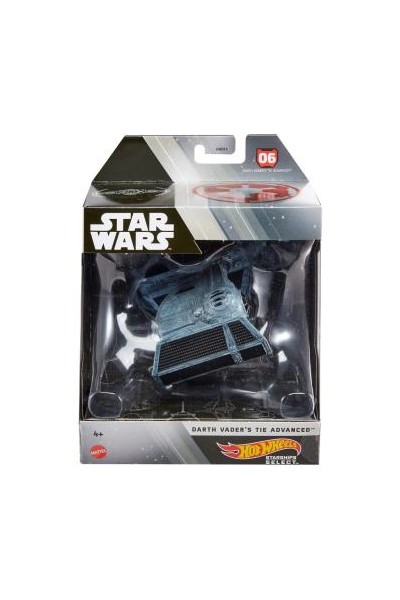 Star Wars Select Hot Wheels Darth Vader'S Tie Advanced