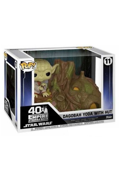 Star Wars - Pop! Dagobah Yoda Con Cabaña