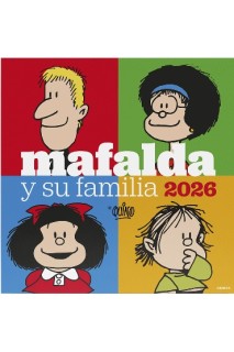 Mafalda 2026 Calendario Pared Familia