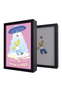 Lamina Led Enmarcada The Simpsons