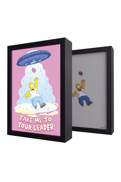 Lamina Led Enmarcada The Simpsons