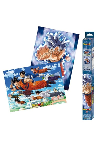 Dragon Ball Super Poster Set 2 Posters 52 X 38 Cm. Goku & Amigos