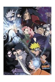 Naruto Shippuden Poster 91.5 X 61 Cm. Grupo Guerra Ninja