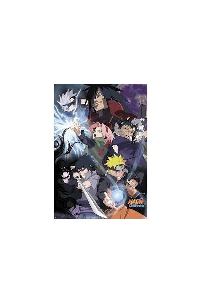 Naruto Shippuden Poster 91.5 X 61 Cm. Grupo Guerra Ninja