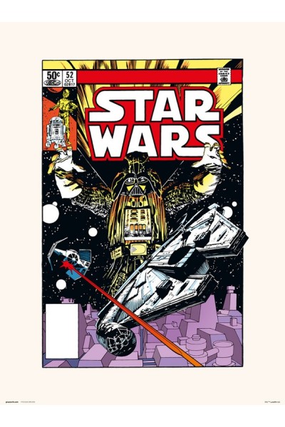Star Wars Print Poster 30 X 40 Marvel Star Wars #52