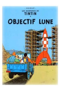 Poster 418. Tintin Objectif Lune