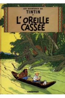 Tintin Postal Portada Tintin L'Oreille Cassee