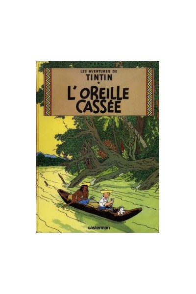 Tintin Postal Portada Tintin L'Oreille Cassee