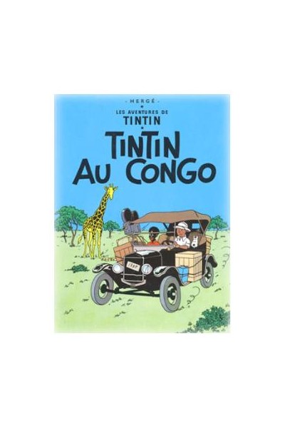 Tintin Poster Portada Tintin Au Congo