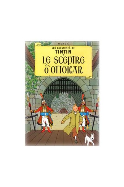 Tintin Poster Portada Tintin Le Sceptre D'Ottokar