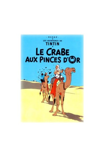 Tintin Poster Portada Tintin Le Crabe Aux Pinces D'Or