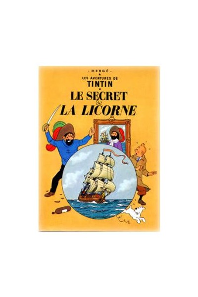 Tintin Poster Portada Tintin Le Secret De La Licorne