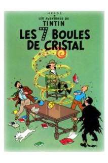 Tintin Poster Portada Tintin Les 7 Boules De Cristal