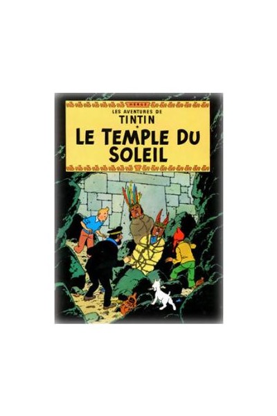 Tintin Poster Portada Tintin Le Temple Du Soleil