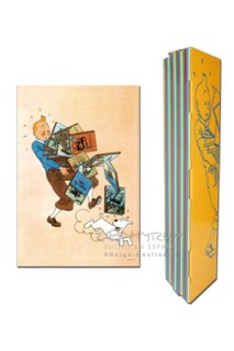 Tintin Poster Con Los Albumes
