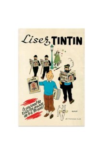Tintin Poster Lisez