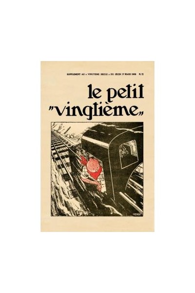 Tintin Poster Le Petit Vingtieme Nº 11