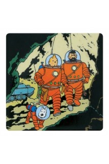 Tintin Iman Tintin Haddock Y Milu En La Luna