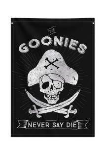 Los Goonies Bandera Never Say Die