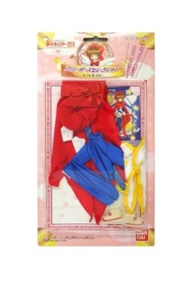 Cardcaptor Sakura Battle Outfits Traje Capa Roja