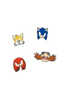 Pin Sonic The Hedghog · Set De 4 Pins Sonic